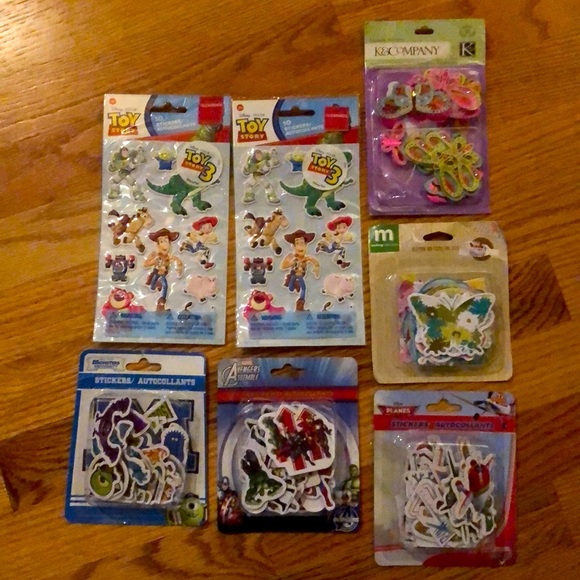 Other - 7 PC ✂️ TOY STORY SCRAPBOOKING DIE CUTS & STICKERS